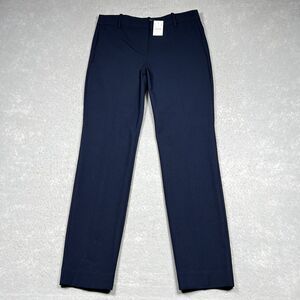 J. CREW Jeans RUBY Womens Sz 10 Blue Slim-Leg Trousers Pants Slacks Pockets NWT